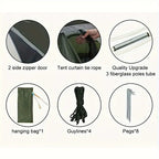 3-4 Person Instant Setup Camping Tent - Quick & Easy Automatic Pop-Up Design-2
