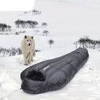 Winter Down Sleeping Bag Zipper Closure-4