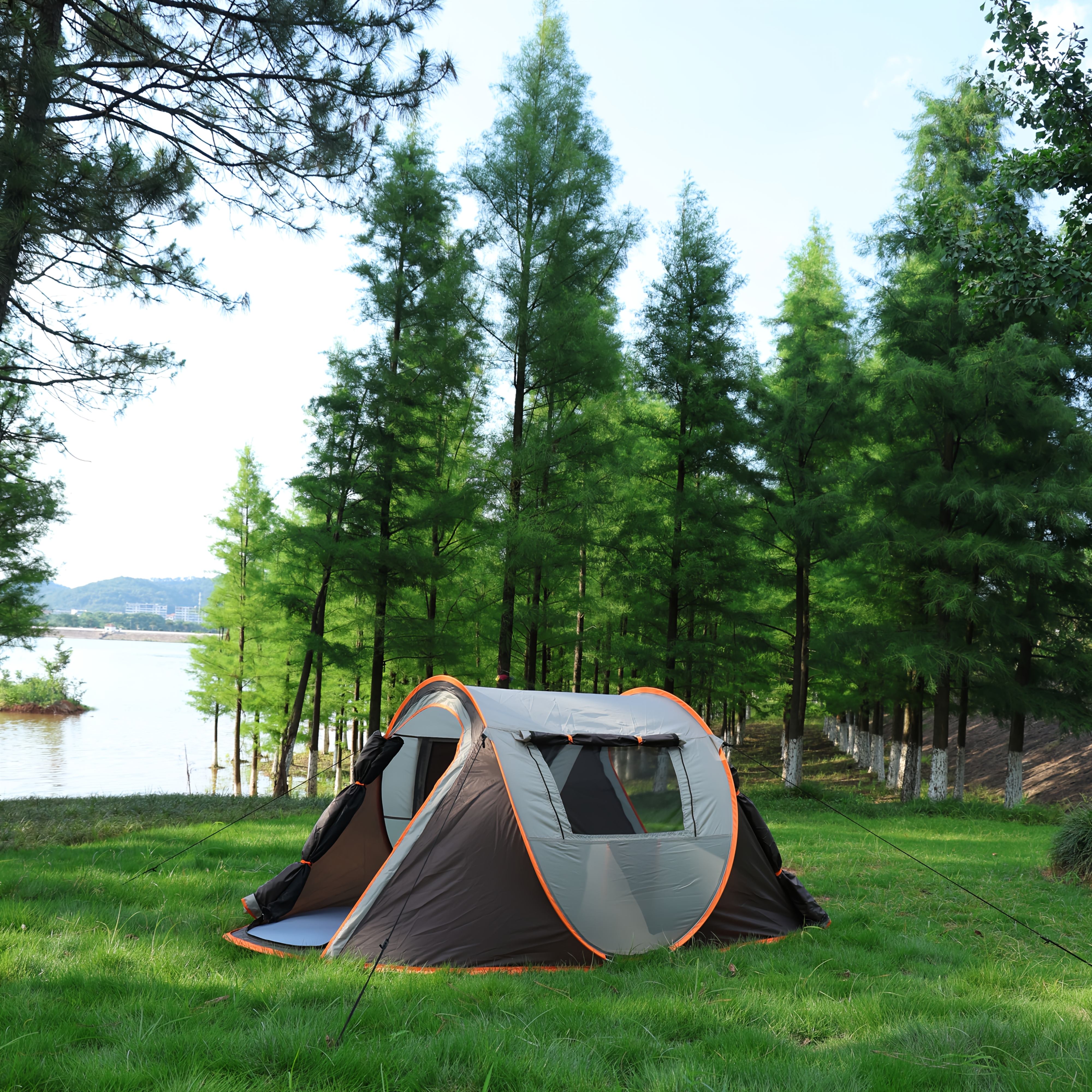 4-Person Automatic Pop-Up Tent for Camping-1