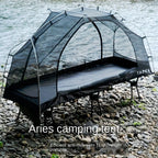Portable One-Person Inner Tent for Camping Bed Black-1