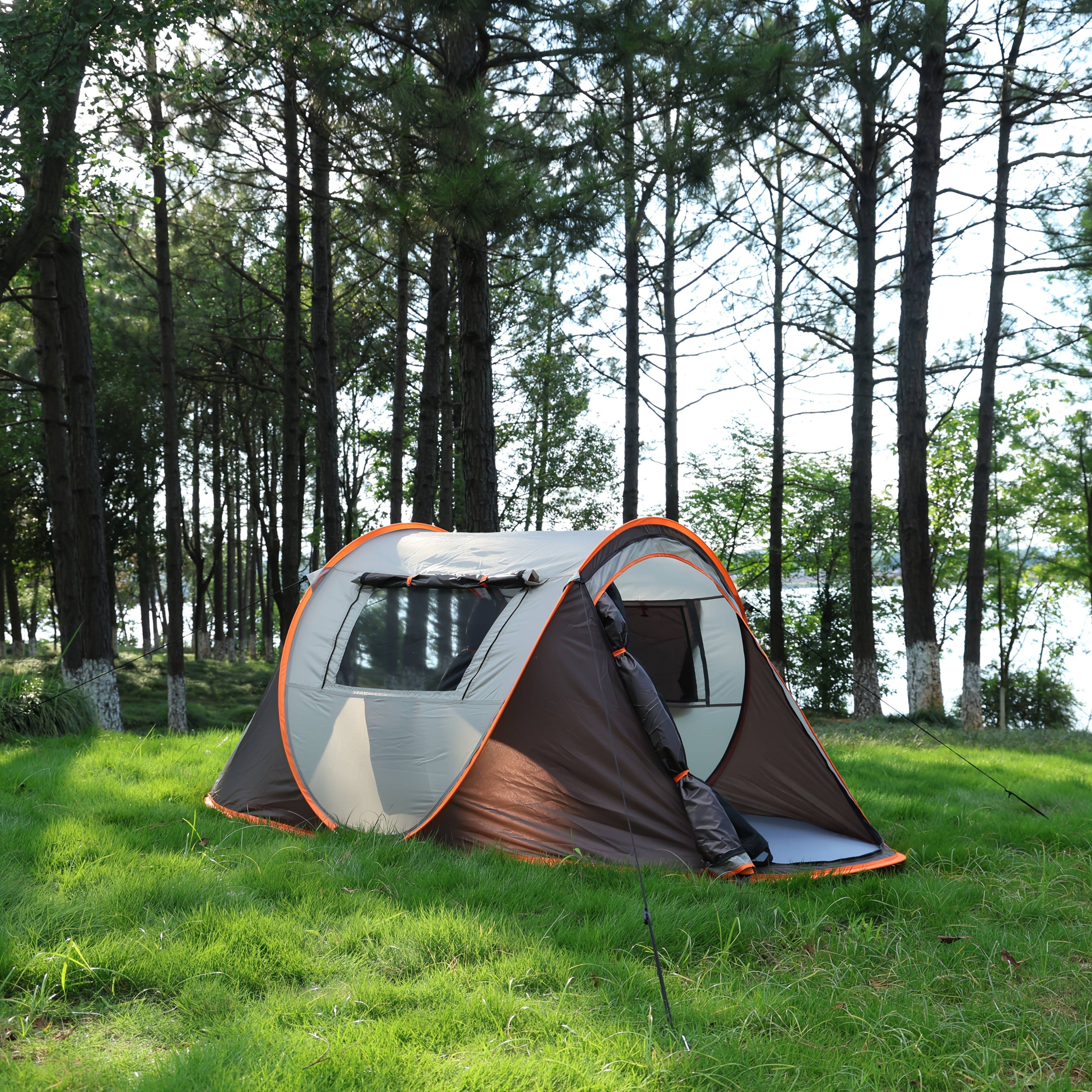 4-Person Automatic Pop-Up Tent for Camping-3