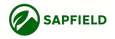 Sapfield logo with green circular design and text on a white background
