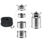 Outdoor Camping Furnace 15cm*20cm Deconstructable Wood Stoves Picnic-2