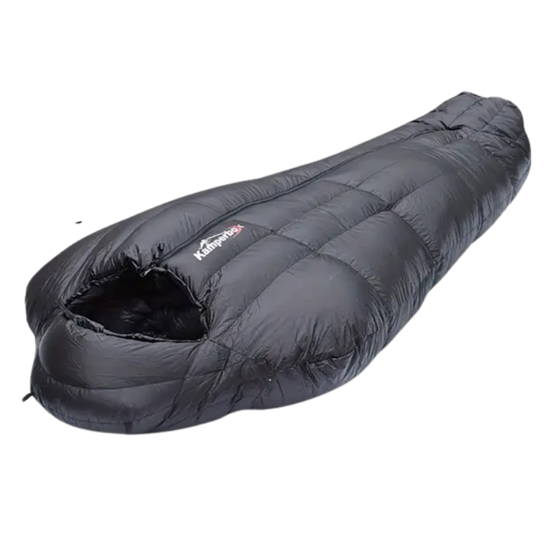 Winter Down Sleeping Bag Zipper Closure-0